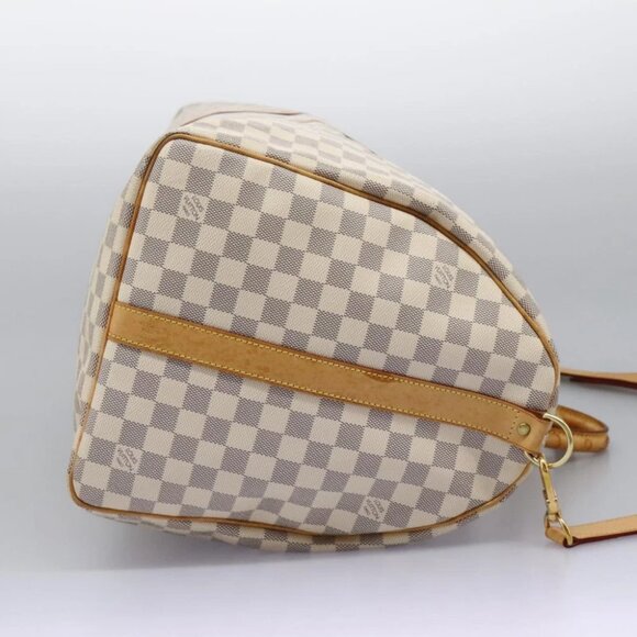 LOUIS VUITTON Damier Azur Keepall Bandouliere 55 Boston Bag - Picture 4 of 14